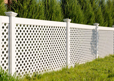 vinyl lattice fence The Fence Guy NJ